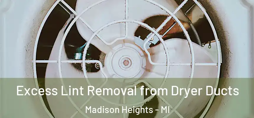  Excess Lint Removal from Dryer Ducts Madison Heights - MI
